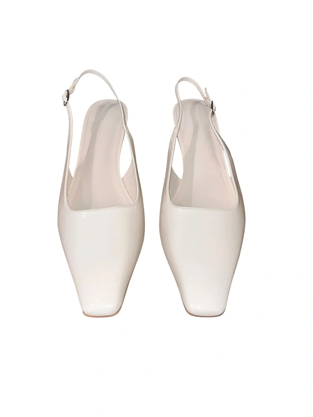 Coutgo Patent Leather Slingback Heels Size 9.5